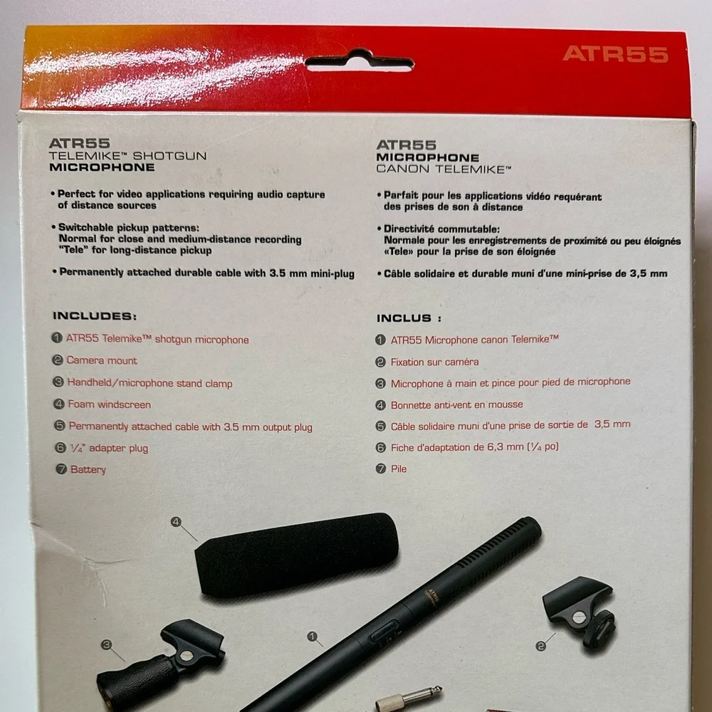Audio-Technica ATR55 Shotgun Microphone - Picture 3 of 3
